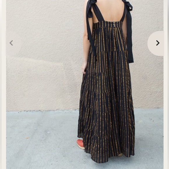 AISH Rayna black gold dress - Picture 5 of 5